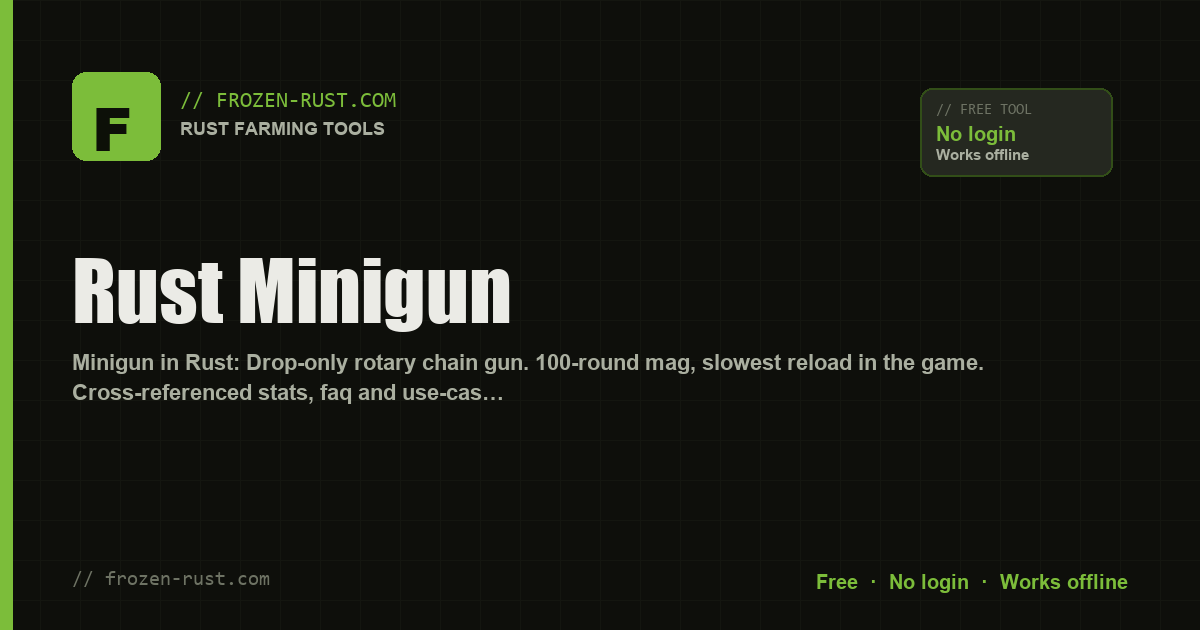 Rust Minigun