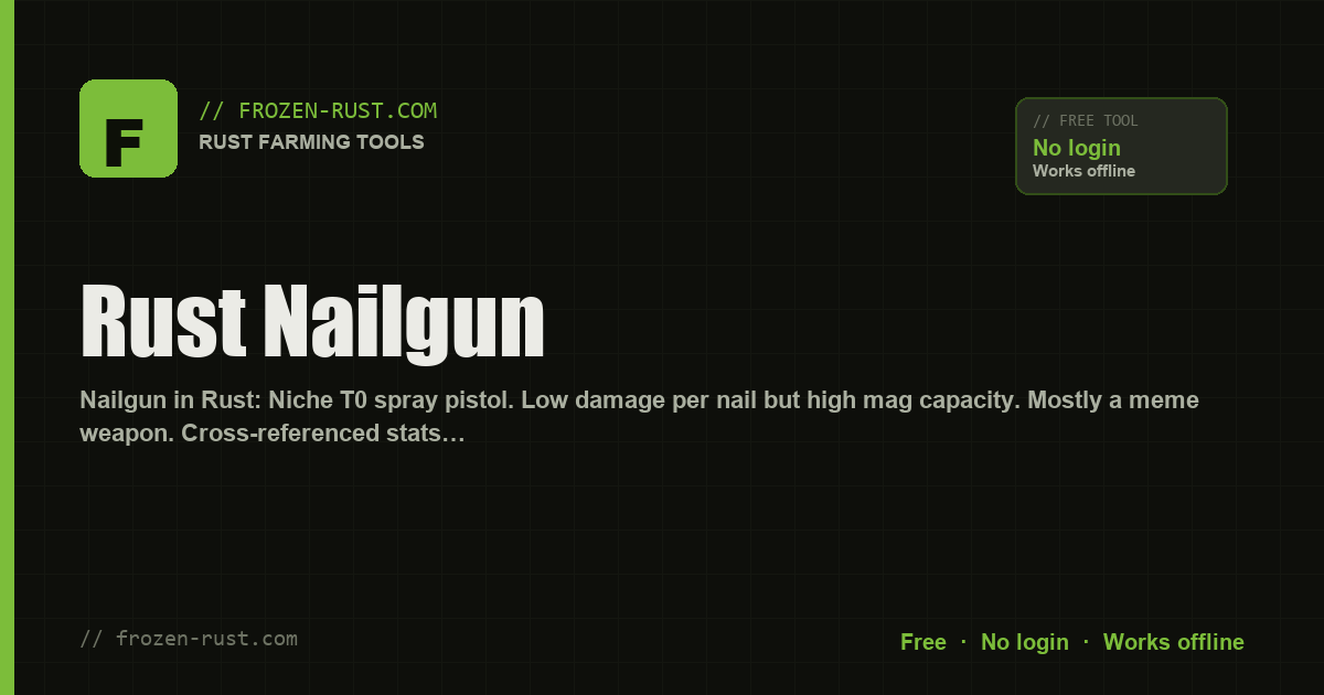 Rust Nailgun